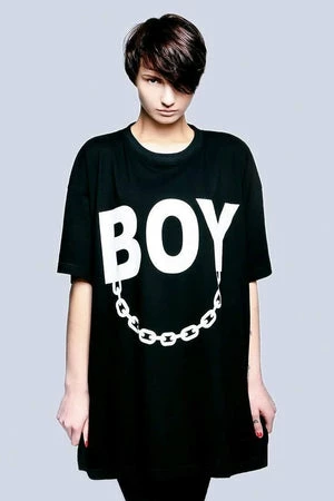 Long Clothing Oversize Boy Chain T-Shirt - Unisex 7 Long Clothing Oversize Boy Chain T-Shirt - Unisex - Image 7