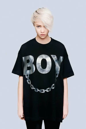 Long Clothing Oversize Boy Chain T-Shirt - Unisex 1 Long Clothing Oversize Boy Chain T-Shirt - Unisex