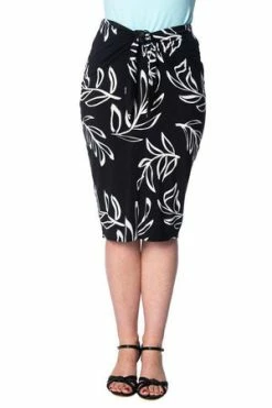 Banned Palm Pencil Skirt