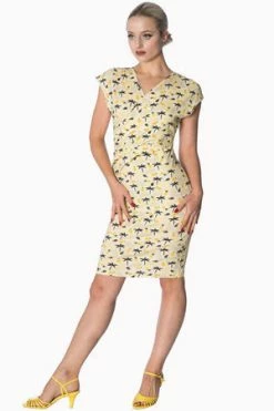 Banned Palm Shade Cross Over Dress