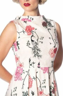 Banned Peacock Baroque Fit N Flare Dress -Clorhing Shop peacock baroque fit n flare dress banned 3 300x