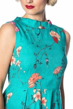 Banned Peacock Baroque Fit N Flare Dress -Clorhing Shop peacock baroque fit n flare dress banned 6 300x