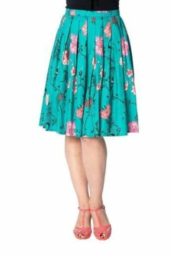 Banned Peacock Baroque Skirt -Clorhing Shop peacock baroque skirt banned 6 300x
