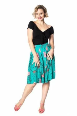 Banned Peacock Baroque Skirt -Clorhing Shop peacock baroque skirt banned 7 300x