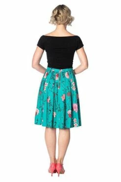 Banned Peacock Baroque Skirt -Clorhing Shop peacock baroque skirt banned 8 300x