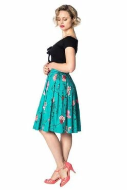 Banned Peacock Baroque Skirt -Clorhing Shop peacock baroque skirt banned 9 300x