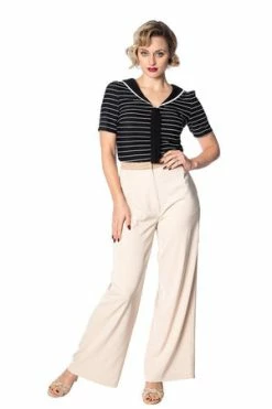 Banned Pier Stripe Jersey Top -Clorhing Shop pier stripe jersey top banned 5 300x