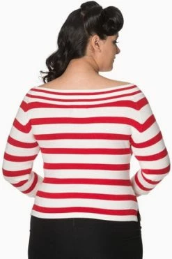 Banned Plus Size Ahoi Top -Clorhing Shop plus size ahoi top banned 3 300x