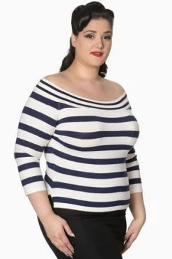 Banned Plus Size Ahoi Top -Clorhing Shop plus size ahoi top banned 5 300x
