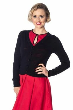 Banned Pointelle Cardigan -Clorhing Shop pointelle cardigan banned 6 300x