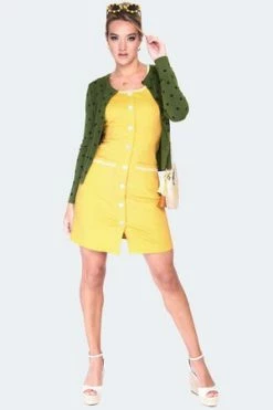 Voodoo Vixen Polka Dot Cardigan -Clorhing Shop polka dot cardigan caa 3610 03.1365 300x