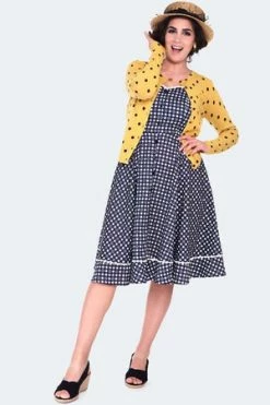 Voodoo Vixen Polka Dot Cardigan -Clorhing Shop polka dot cardigan caa 3611 02.1459 300x