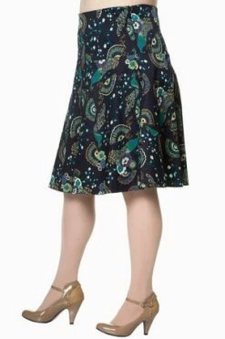 Banned Proud Peacock Plus Size Skirt -Clorhing Shop proud peacock plus size skirt banned 3 300x