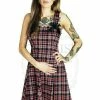 Dr Faust Punk Tartan Mini Dress - Evangeline