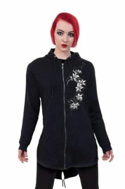 Spiral Pure Of Heart - Ladies Fish Tail Full Zip Hoody - Zip Sleeve -Clorhing Shop pure of heart ladies fish tail full zip hoody zip sleeve spiral 3 300x