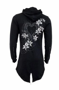 Spiral Pure Of Heart - Ladies Fish Tail Full Zip Hoody - Zip Sleeve