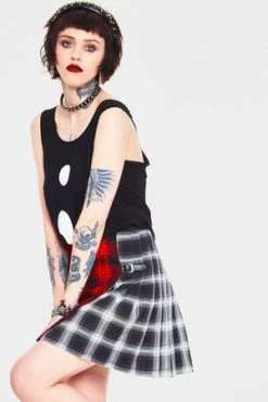 JAWBREAKER Ran Out Of Ink Buckle Skirt -Clorhing Shop ran out of ink buckle skirt jawbreaker 3 300x