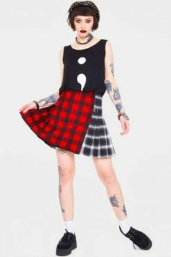 JAWBREAKER Ran Out Of Ink Buckle Skirt -Clorhing Shop ran out of ink buckle skirt jawbreaker 4 300x