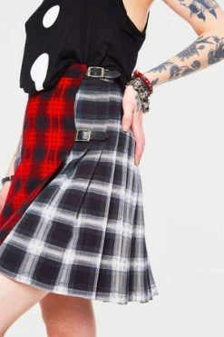JAWBREAKER Ran Out Of Ink Buckle Skirt -Clorhing Shop ran out of ink buckle skirt jawbreaker 5 300x