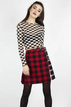 JAWBREAKER Ran Out Of Ink Buckle Skirt -Clorhing Shop ran out of ink buckle skirt jawbreaker 6 300x