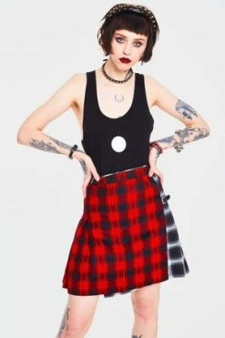 JAWBREAKER Ran Out Of Ink Buckle Skirt