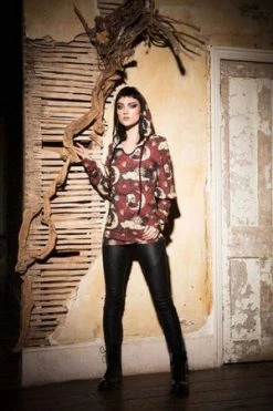 JAWBREAKER Red Moonstone Hoodie -Clorhing Shop red moonstone hoodie jawbreaker 5 300x