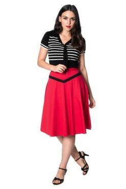 Banned Rockin Red Skirt 6 Banned Rockin Red Skirt -Clorhing Shop rockin red skirt banned 3 300x
