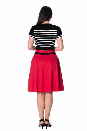 Banned Rockin Red Skirt 4 Banned Rockin Red Skirt - Image 4