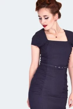 Voodoo Vixen Ruched Panels Bodycon Dress -Clorhing Shop ruched panels bodycon dress dra 9531 02.1370 300x