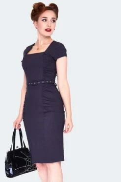 Voodoo Vixen Ruched Panels Bodycon Dress -Clorhing Shop ruched panels bodycon dress dra 9531 03.1370 300x