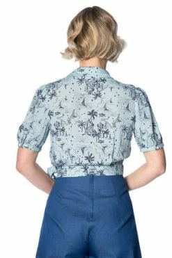 Clorhing Shop -Clorhing Shop santorini dreams wrap shirt banned 2 300x