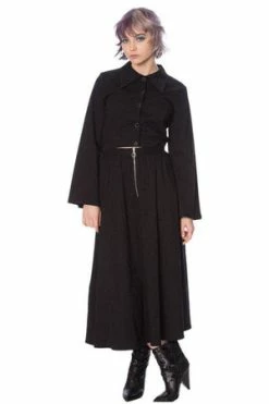 Banned Scratch Midi Skirt -Clorhing Shop scratch midi skirt banned 3 300x