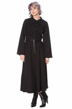 Banned Scratch Midi Skirt