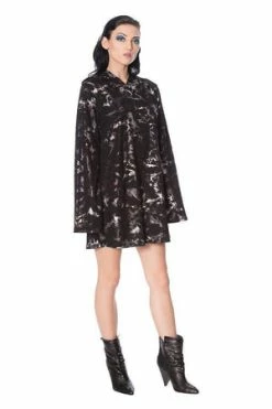 Banned Silver Haze Hoodie Dress -Clorhing Shop silver haze hoodie dress banned 3 300x