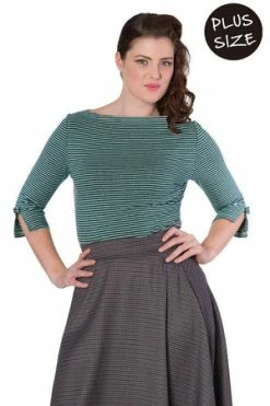 Banned Simply Stripe Top -Clorhing Shop simply stripe top banned 13 300x