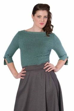 Banned Simply Stripe Top -Clorhing Shop simply stripe top banned 9 300x