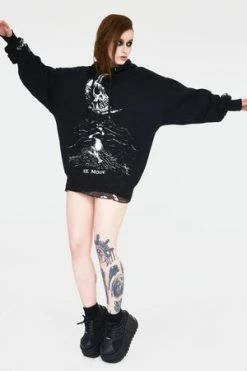 JAWBREAKER Skull Moon Oversized Hoodie 7 JAWBREAKER Skull Moon Oversized Hoodie -Clorhing Shop skull moon oversized hoodie hla 4282 02.1121 300x