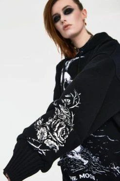 JAWBREAKER Skull Moon Oversized Hoodie 9 JAWBREAKER Skull Moon Oversized Hoodie -Clorhing Shop skull moon oversized hoodie hla 4282 04.1121 300x