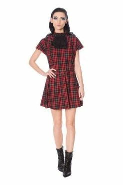 Banned Smash It Up Jabot Dress 5 Banned Smash It Up Jabot Dress -Clorhing Shop smash it up jabot dress banned 3 300x