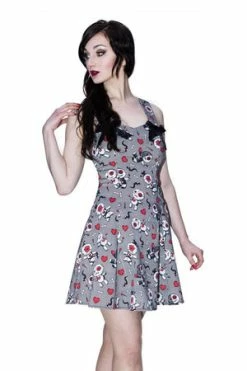 Dr Faust Snakes, Hearts And Voodoo Dolls Mini Dress - Ada