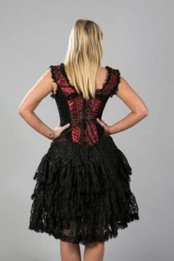 Burleska Sophia Knee Length Burlesque Corset Dress In King Brocade -Clorhing Shop sophia knee length burlesque corset dress in king brocade burleska 4 300x