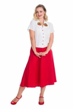 Banned Strawberry Fields Blouse -Clorhing Shop strawberry fields blouse banned 3 300x