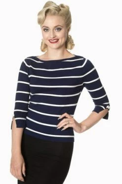 Banned Stripes Please! Knit Jumper -Clorhing Shop stripes please knit jumper banned 3 300x