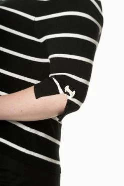 Banned Stripes Please Knit Plus Size Jumper -Clorhing Shop stripes please knit plus size jumper banned 3 300x