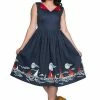 Banned Summer Sail Fit And Flare Dress