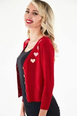 Voodoo Vixen Sweetheart Cardigan -Clorhing Shop sweetheart cardigan voodoo vixen 3 300x