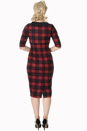 Banned Take Me To Paris Tie Neck Dress 2 Banned Take Me To Paris Tie Neck Dress - Image 2