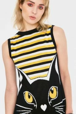 JAWBREAKER Telepathic Cat Dress -Clorhing Shop telepathic cat dress jawbreaker 6 300x