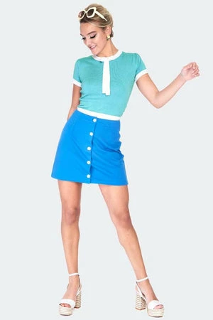 Voodoo Vixen Tie Neck SS Sweater 5 Voodoo Vixen Tie Neck SS Sweater - Image 5