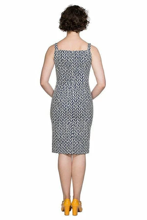 Banned Tile Print Skinny Dress 2 Banned Tile Print Skinny Dress - Image 2